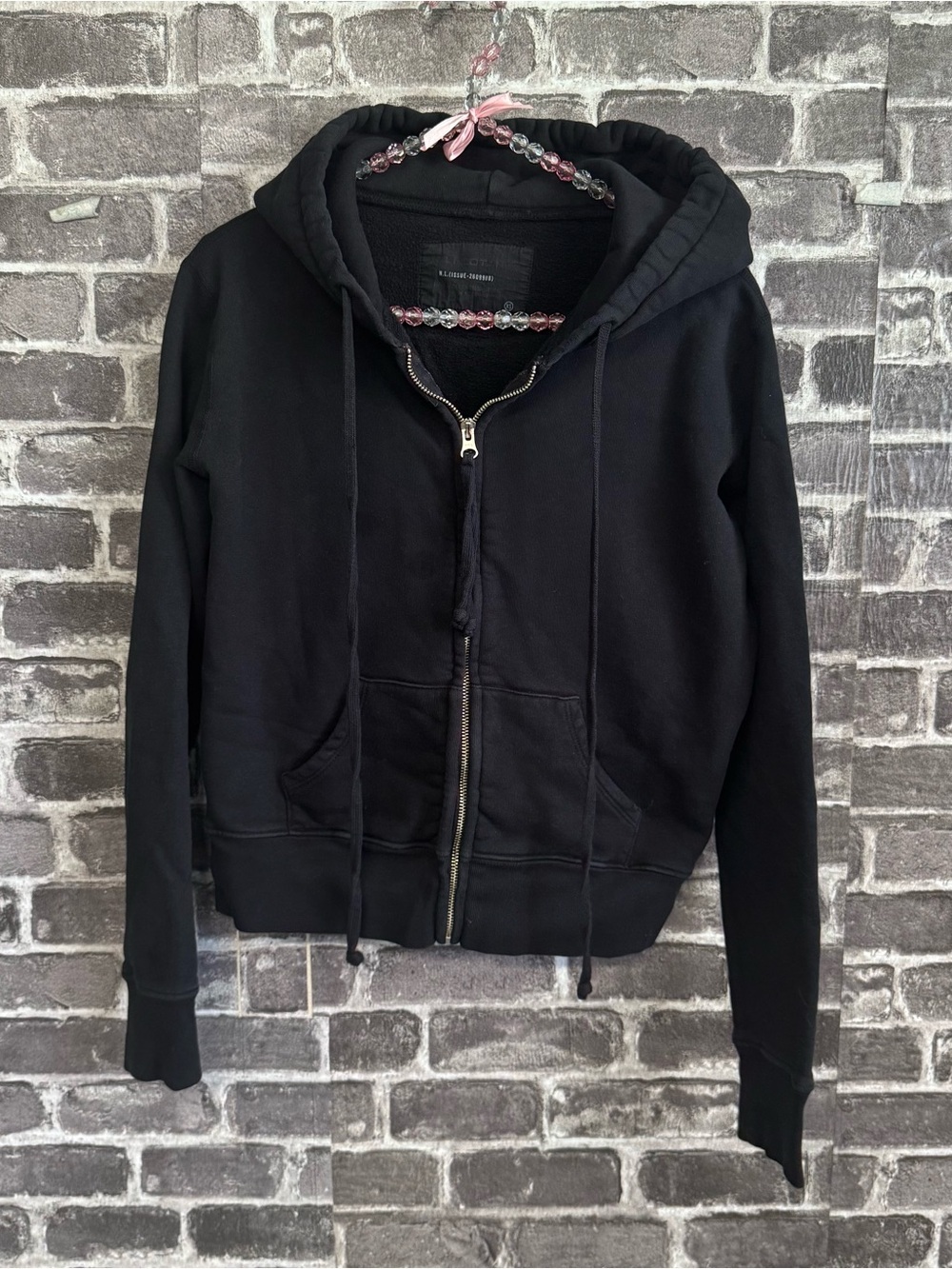 Nili Lotan full zip hoodie black